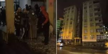 Rize’de fırtına bina tahliyesine neden oldu