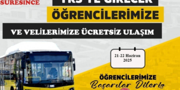 Ağrı Belediyesi’den YKS Öğrencilerine ve Velilerine Ücretsiz Ulaşım Destegi