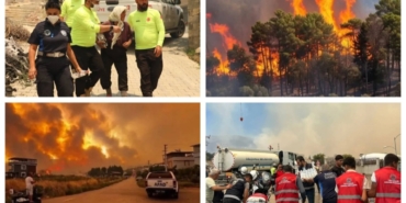 Alahan Yangını Gün Boyu Devam Etti