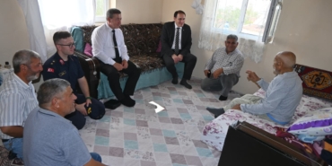 Çay Kaymakamı Türker’den Kore Gazisine Ziyaret