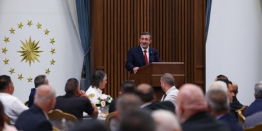 Cevdet Yılmaz, KKTC’li Muhtarlarla Cumhurbaşkanlığı Külliyesi’nde Buluştu