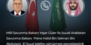 Yaşar Güler, Suudi Mevkidaşı İle Görüştü